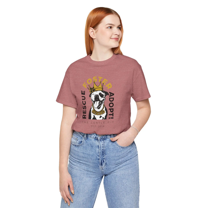 RFA Crowned Pit Design Unisex T-Shirt Printify