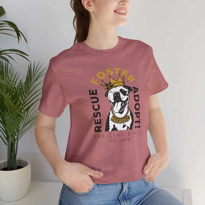 RFA Crowned Pit Design Unisex T-Shirt Printify