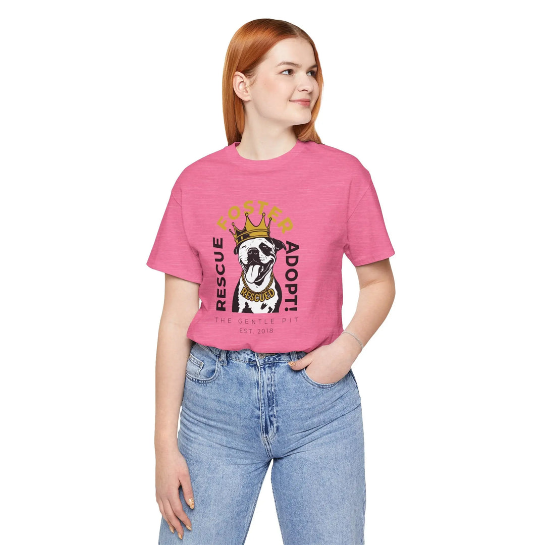RFA Crowned Pit Design Unisex T-Shirt Printify
