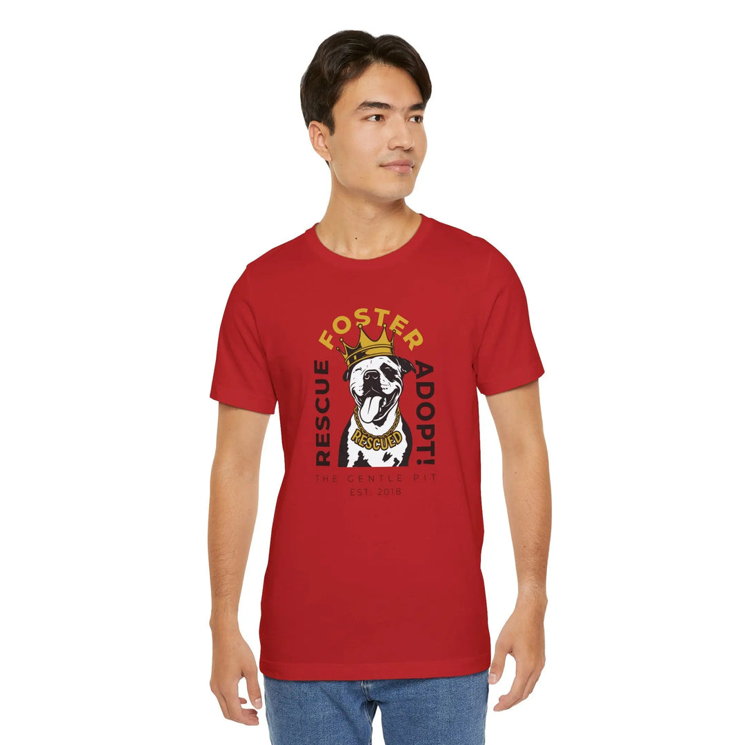 RFA Crowned Pit Design Unisex T-Shirt Printify