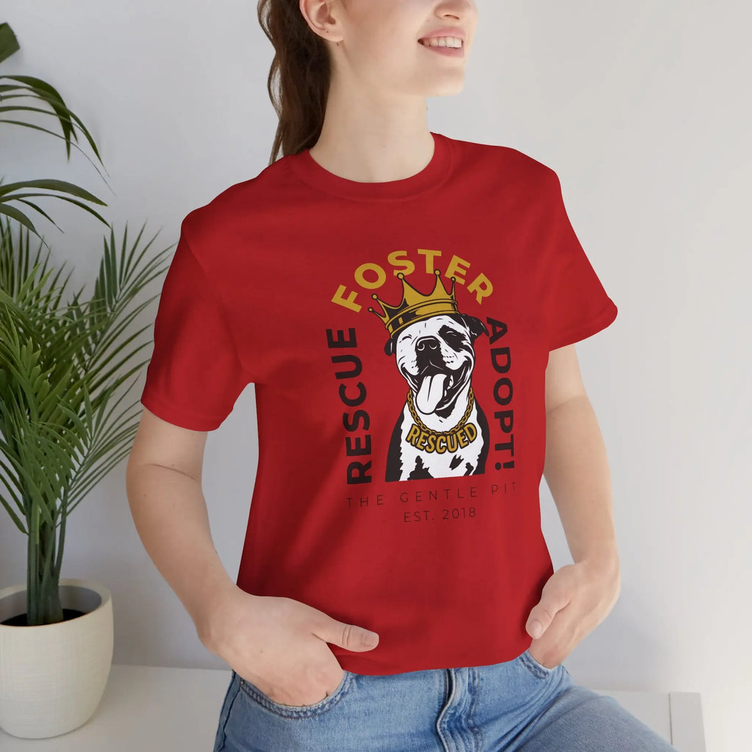 RFA Crowned Pit Design Unisex T-Shirt Printify