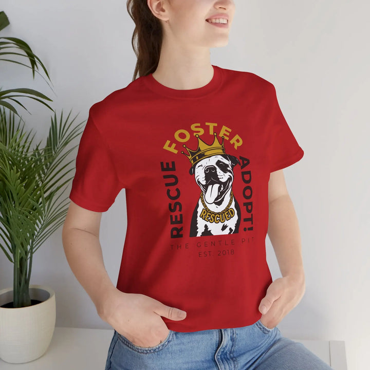RFA Crowned Pit Design Unisex T-Shirt Printify