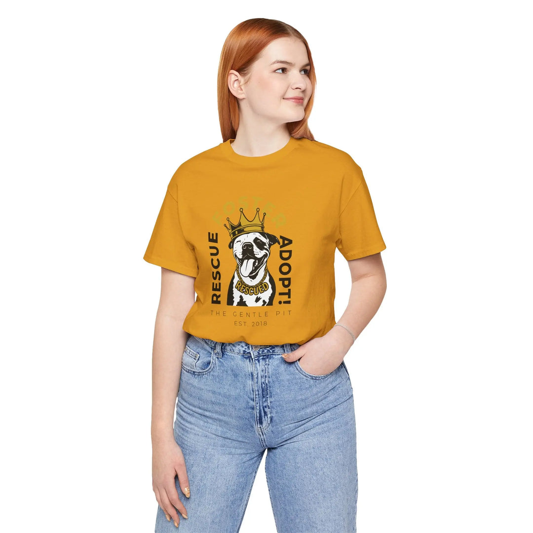RFA Crowned Pit Design Unisex T-Shirt Printify