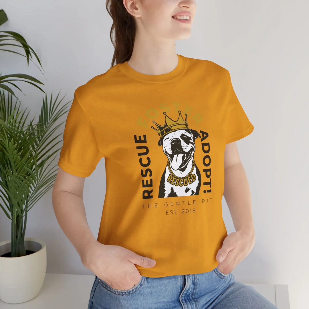 RFA Crowned Pit Design Unisex T-Shirt Printify