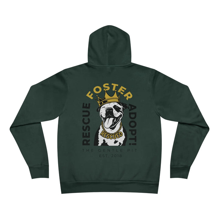 RFA Crowned Pit Sponge Fleece Pullover Hoodie Printify