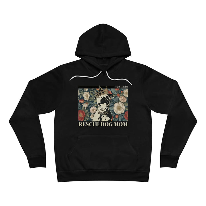 Rescue Dog Mom Spring Ed. Unisex Sponge Fleece Pullover Hoodie Printify