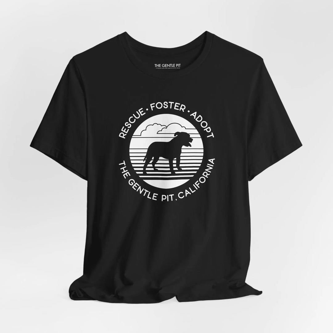 Rescue Foster Adopt Sunset Unisex T-Shirt Printify