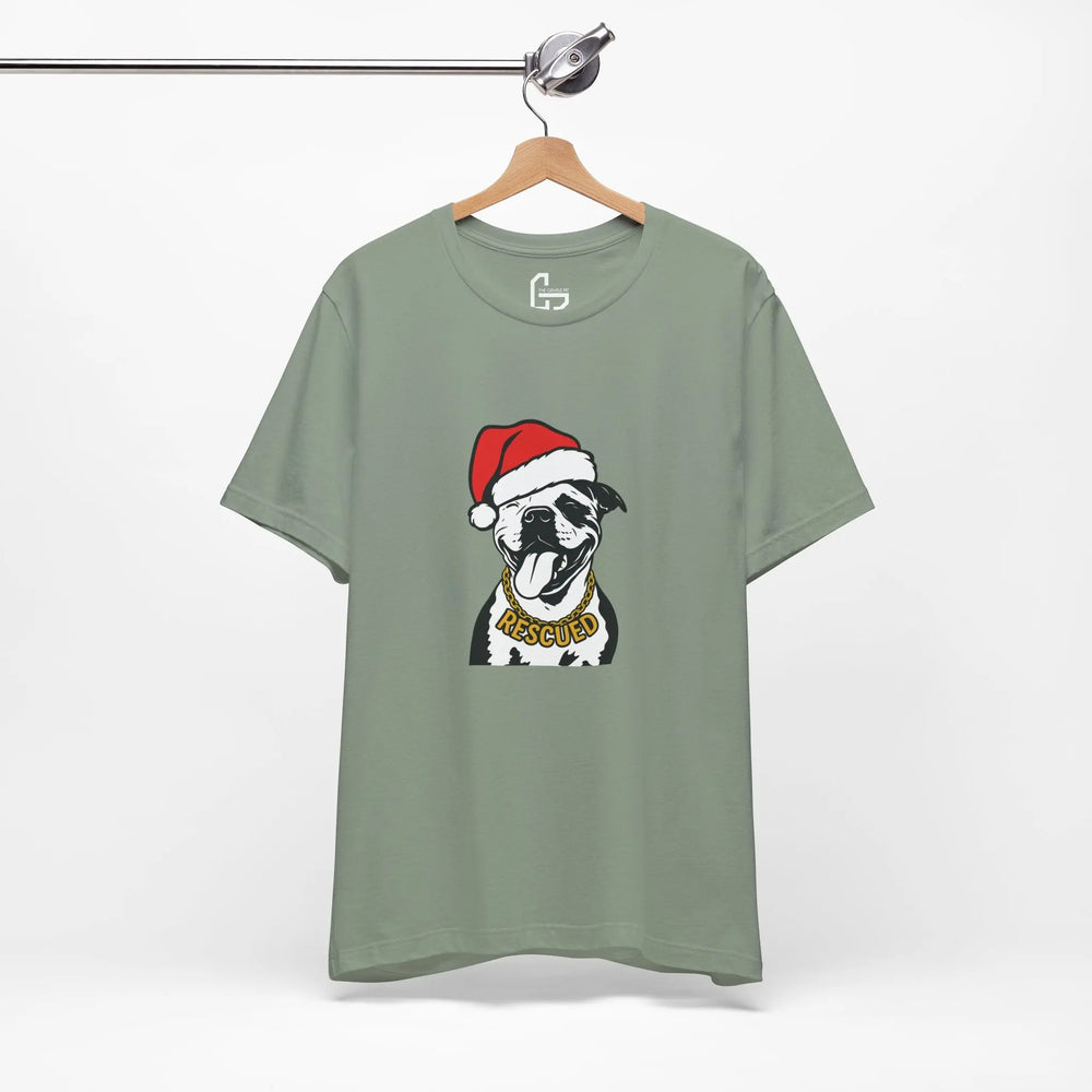Rescue Pit Christmas Unisex Short Sleeve T-shirt Printify