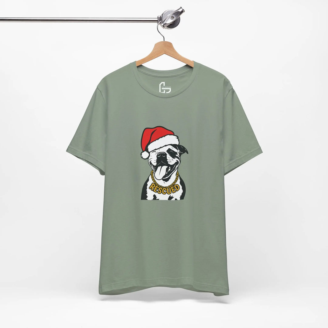 Rescue Pit Christmas Unisex Short Sleeve T-shirt Printify