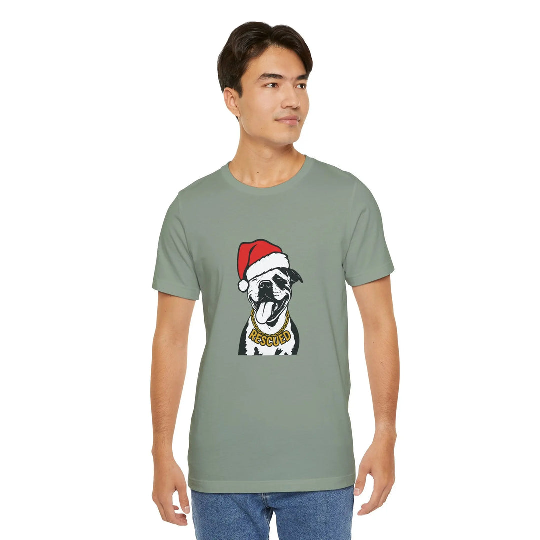 Rescue Pit Christmas Unisex Short Sleeve T-shirt Printify