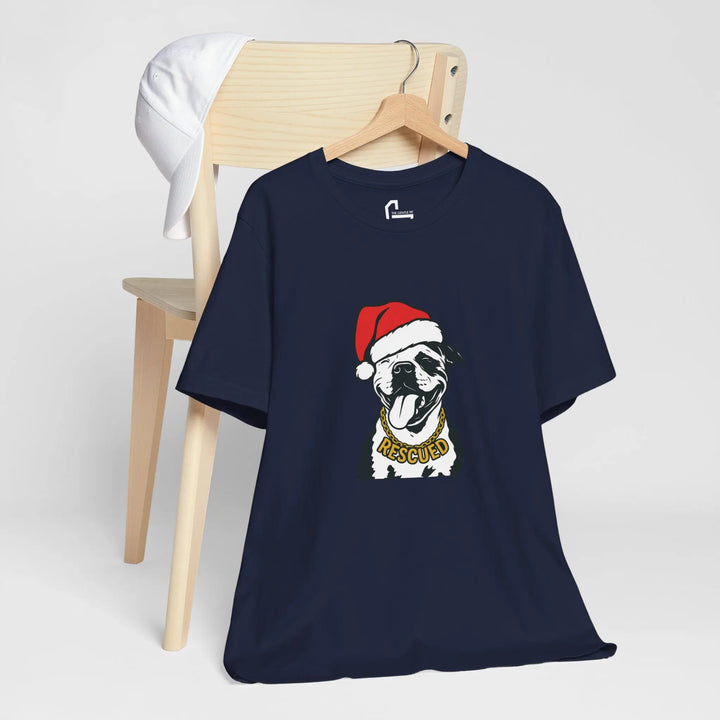 Rescue Pit Christmas Unisex Short Sleeve T-shirt Printify