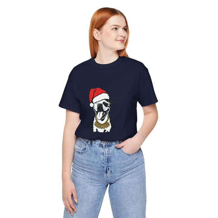 Rescue Pit Christmas Unisex Short Sleeve T-shirt Printify
