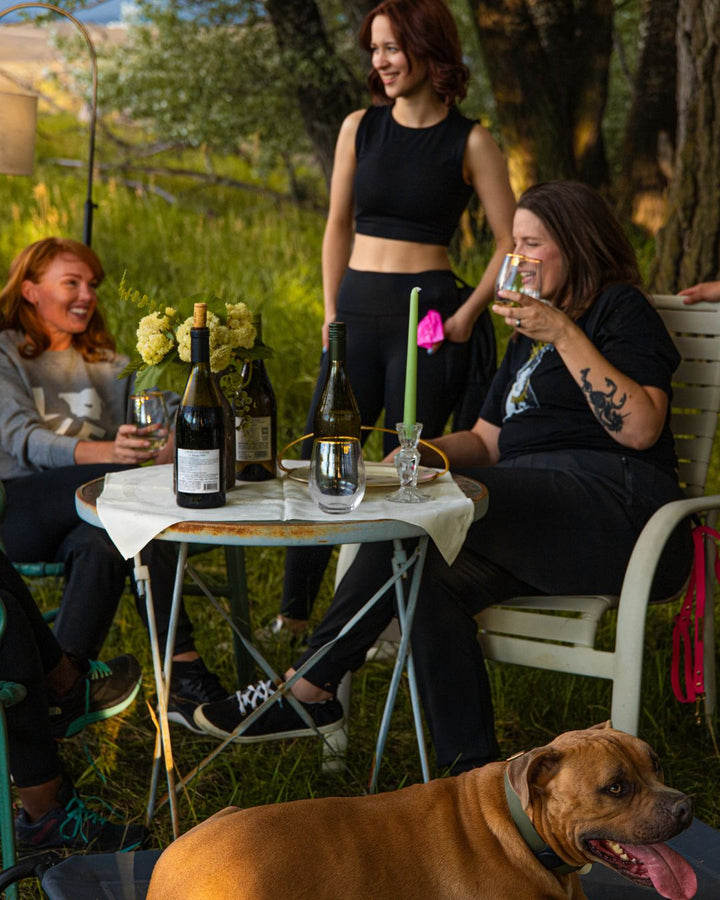 Single Paw Print Gold Rimmed Stemless Wine Glass