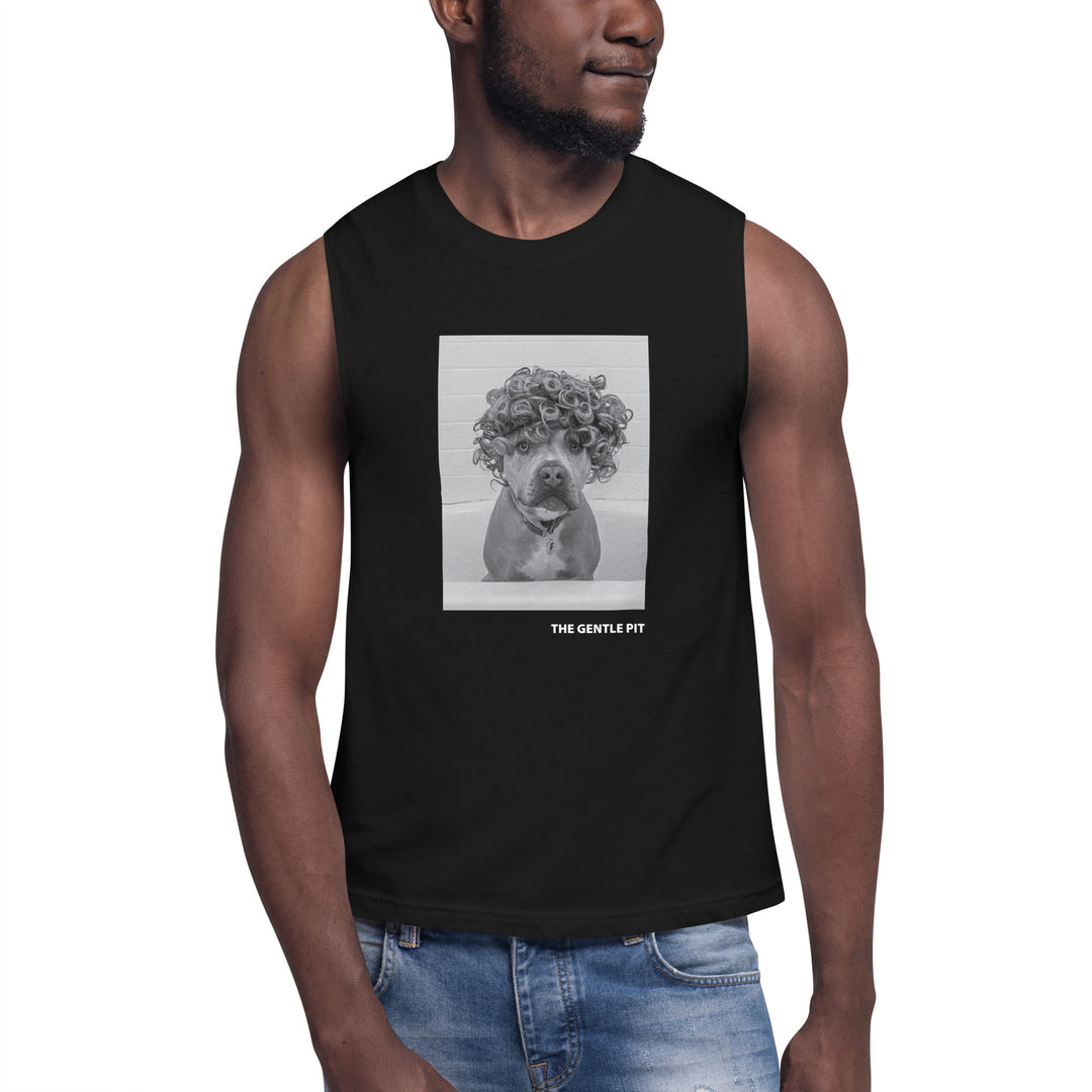 TGP Logo Walter Graphic Unisex Muscle Shirt The Gentle Pit