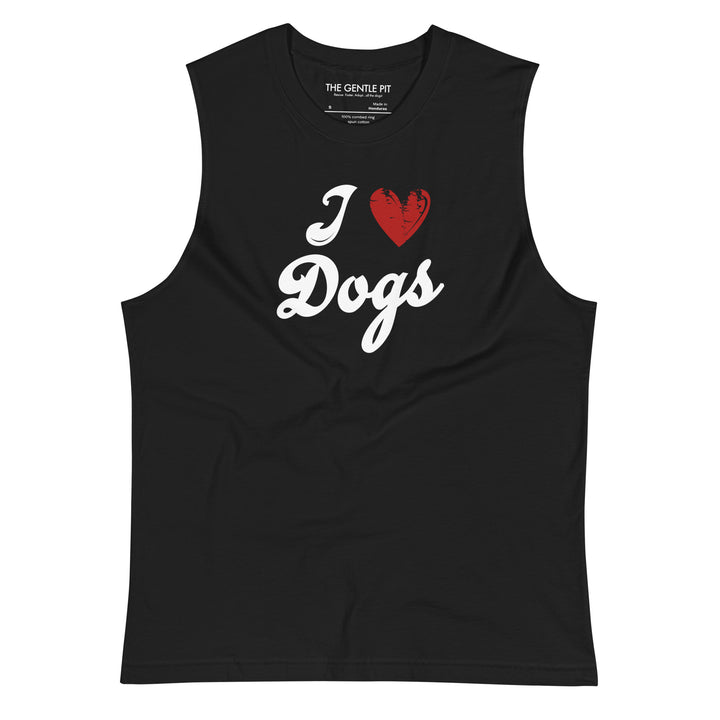 I Love Dogs Muscle Tank