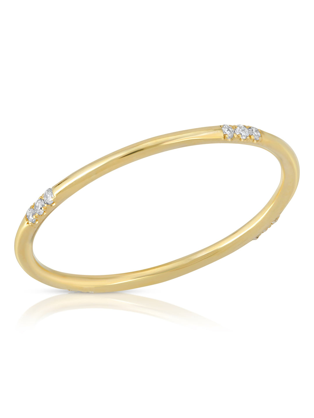 Pave Band Ring // 12 Diamonds The Gentle Pit